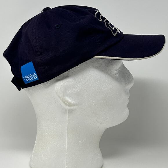 Vintage 90s Ken Griffey Jr Seattle Mariners Dad Hat Baseball Cap Blue Strapback - Picture 7 of 9